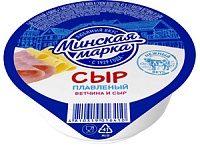 Сыр плавленый 45% 100 г "ветчина-сыр"