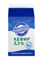 Кефир 3,3% 0,5 л "Минская марка"